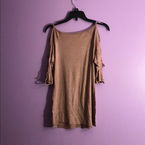 Pink shirt w/ open crisscross sleeves women’s M - Picture 4 of 5